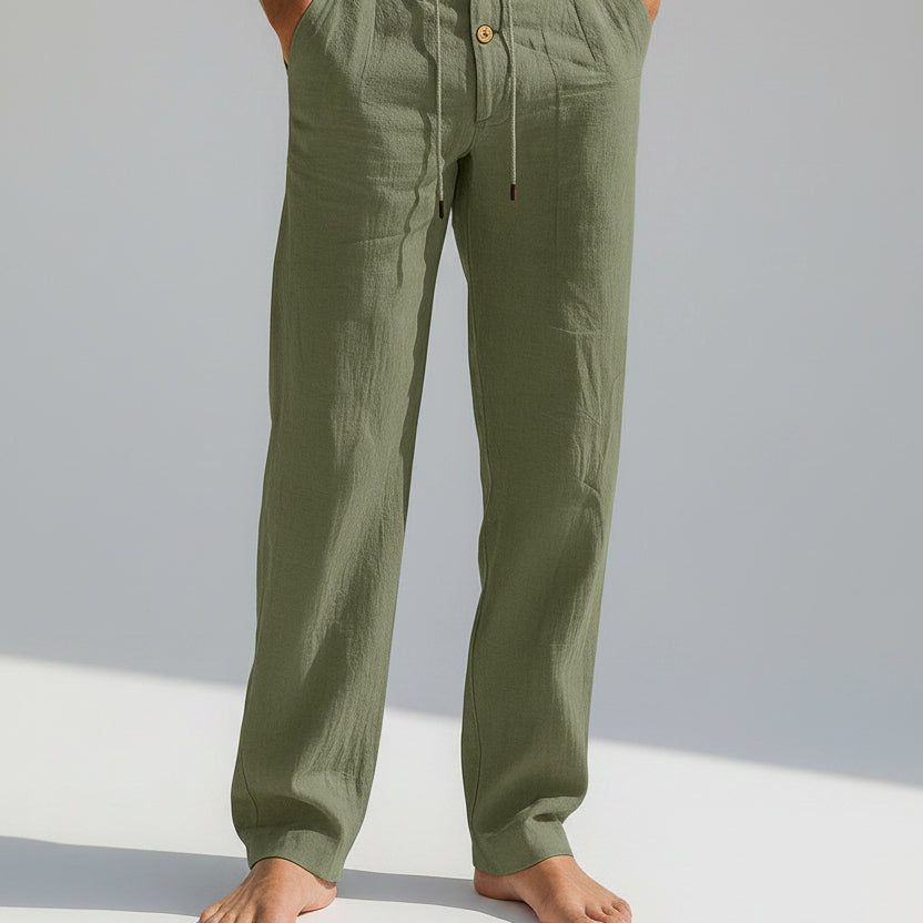 Matteo | Pantalón Lino De Verano