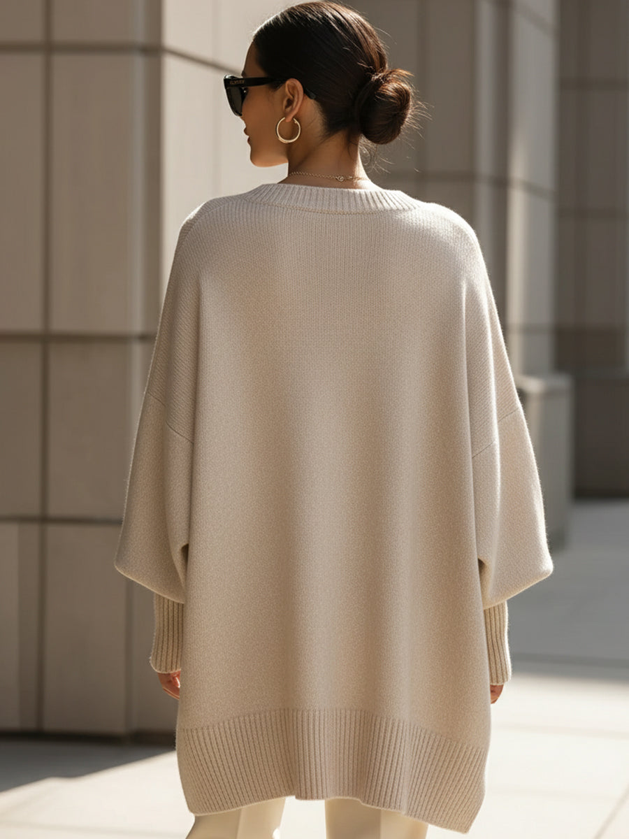 Anneta | Suéter poncho oversized