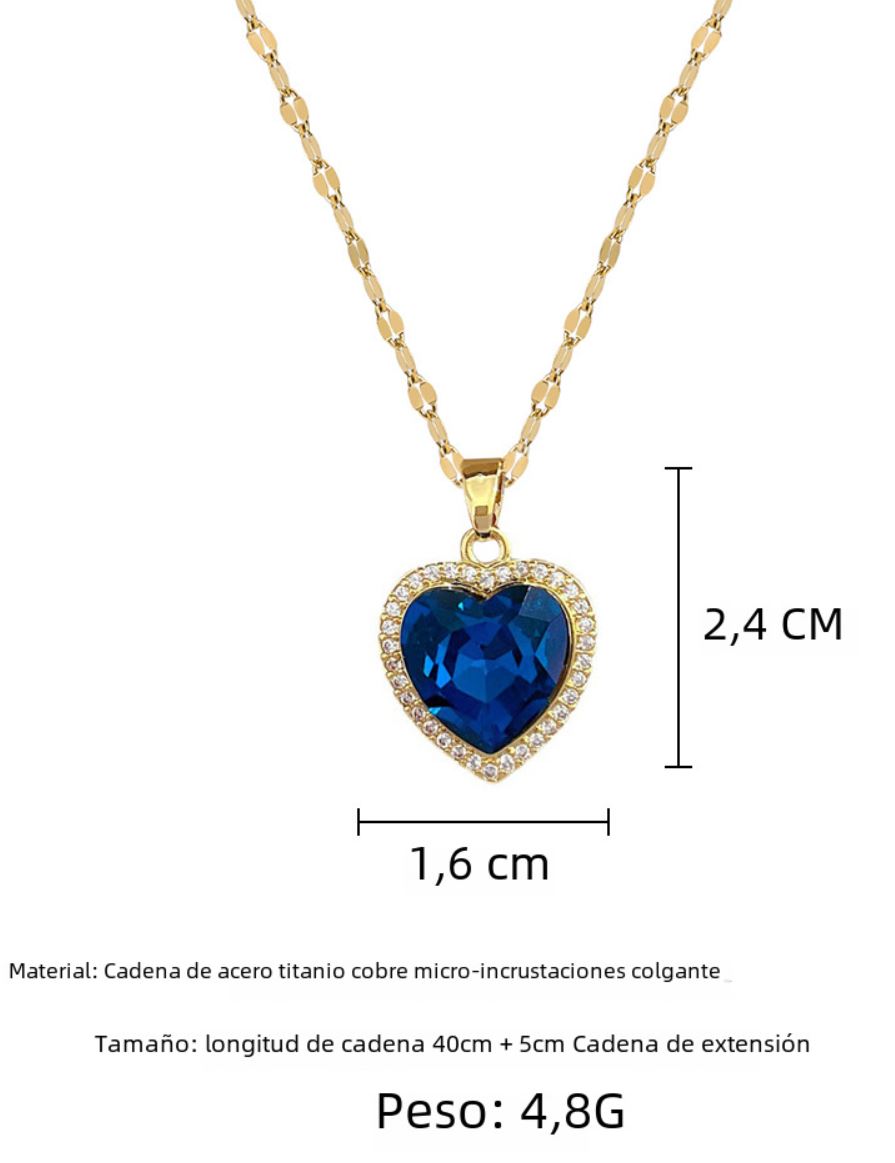 Daniela | Collar de Corazón Elegante