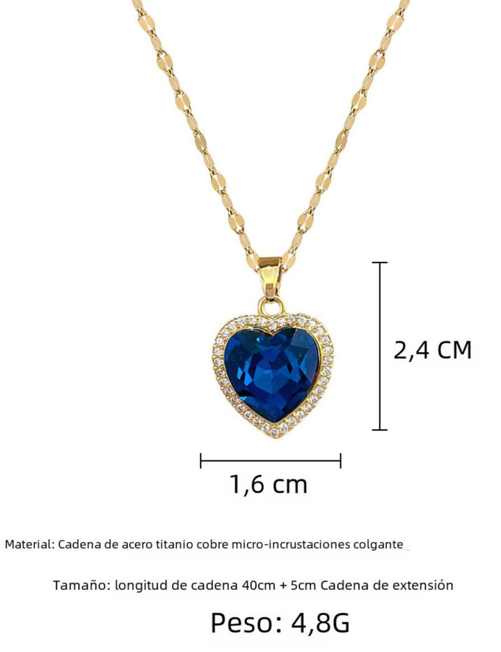 Daniela | Collar de Corazón Elegante