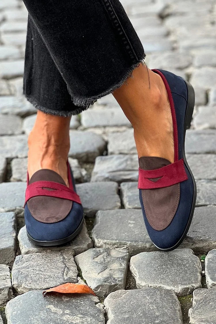 DUSS - MOCASSINS DE MULHER TRICOLOR CASUAL