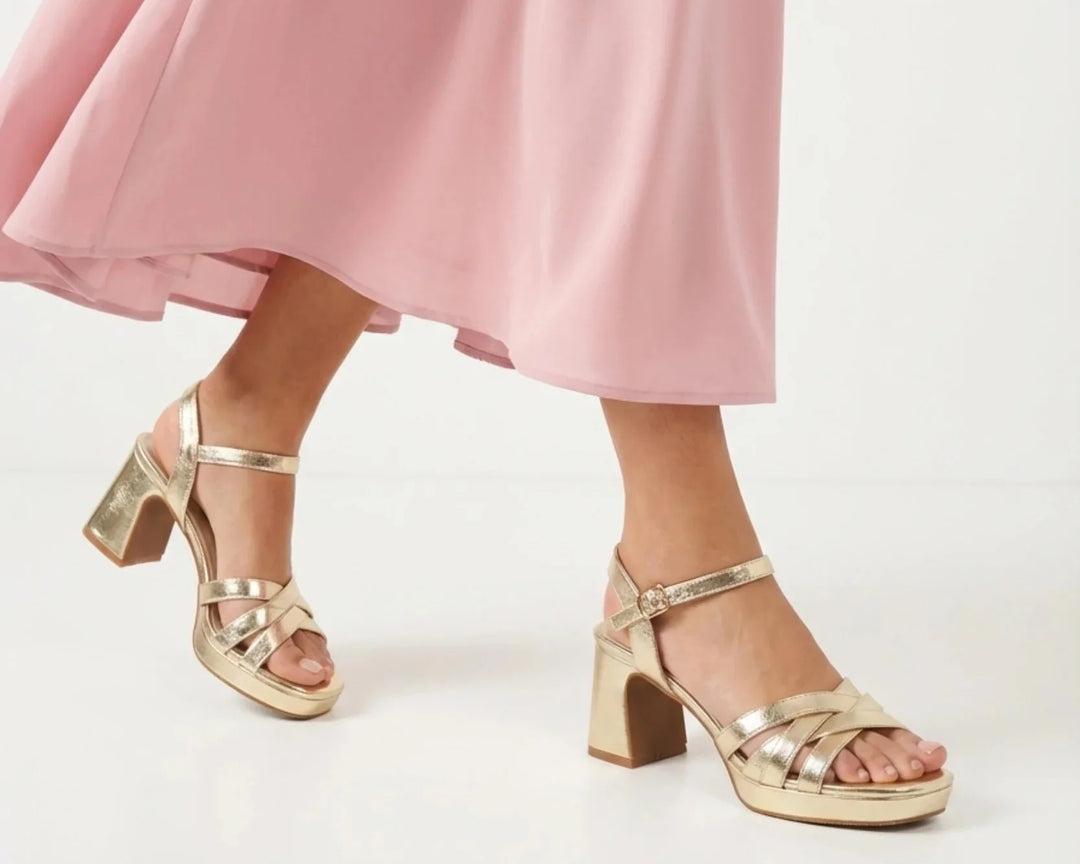 Lorena | Sandalias de Plataforma Elegantes