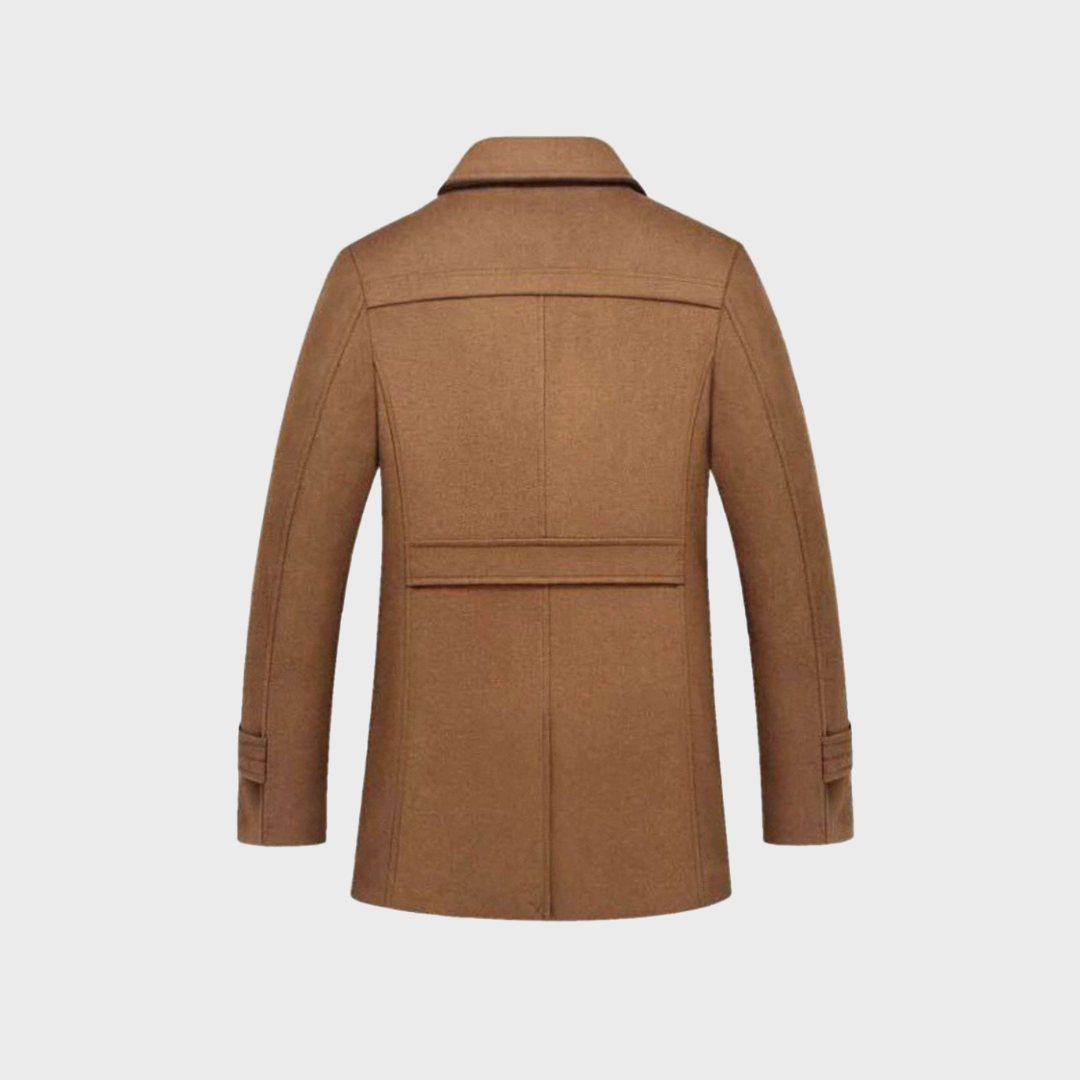 Andrzej | Casaco clássico de lã tipo peacoat