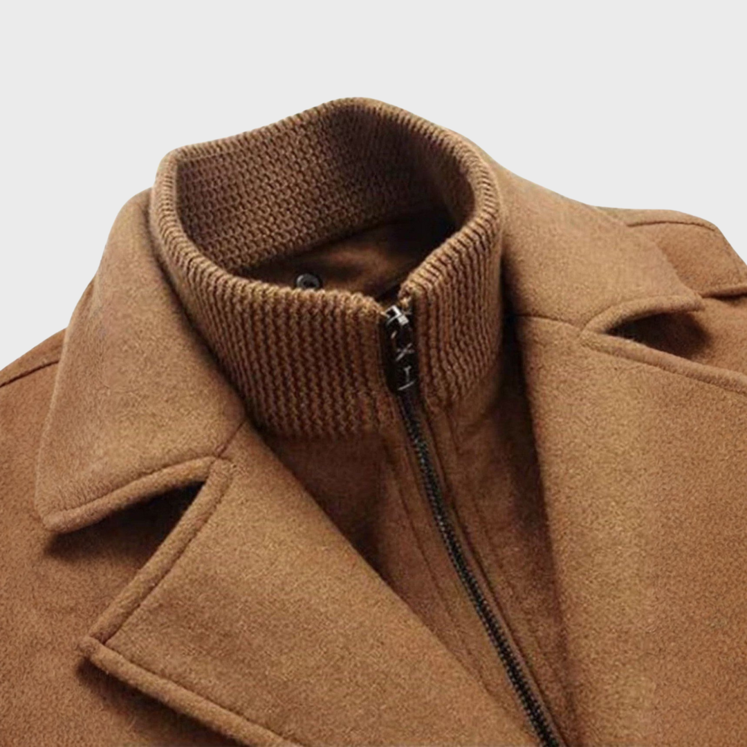 Andrzej | Casaco clássico de lã tipo peacoat