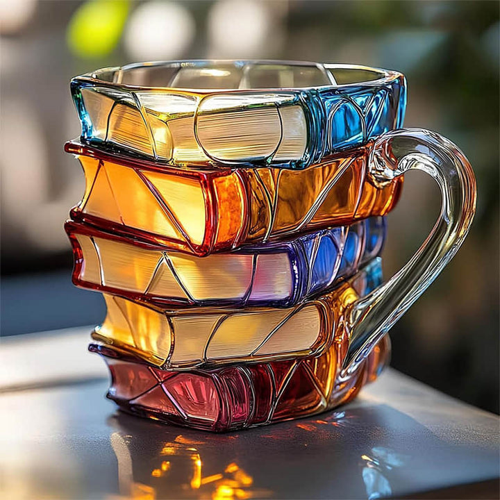 Leitura Feliz - Caneca artesanal 3D