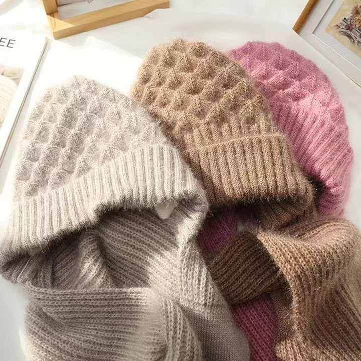 Polar - Gorro e cachecol corta-vento forrados em polar