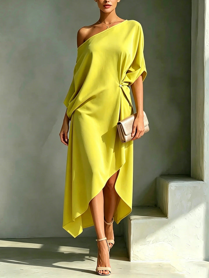 Camila | Vestido assimétrico elegante para Mulher