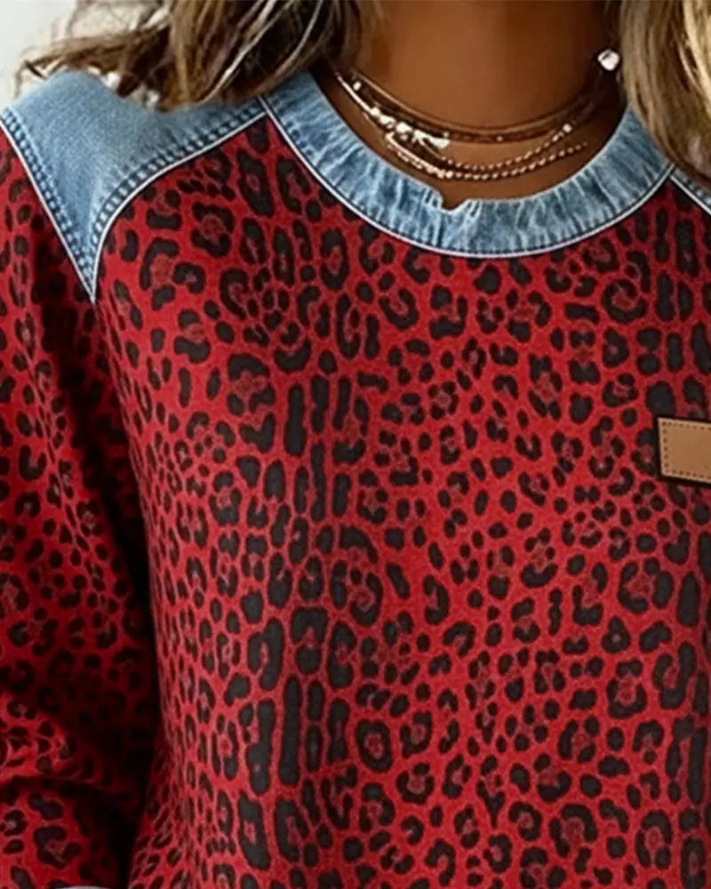 Leo - Camisola de Mulher com Estampa de Leopardo
