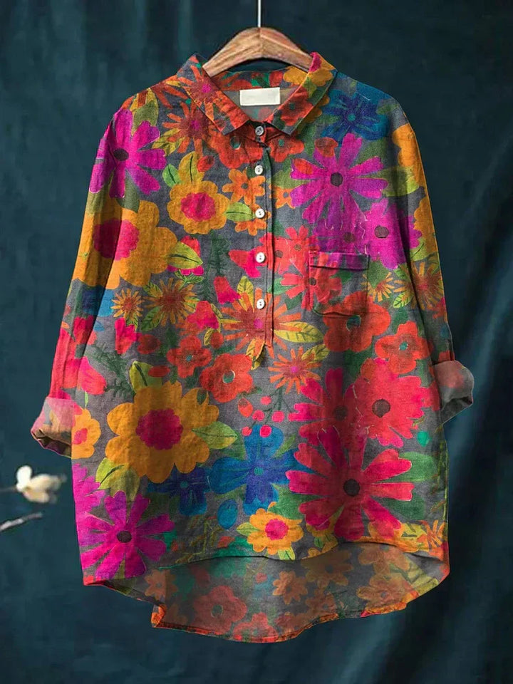 Jolanda | Blusas florais clássicas para Mulher
