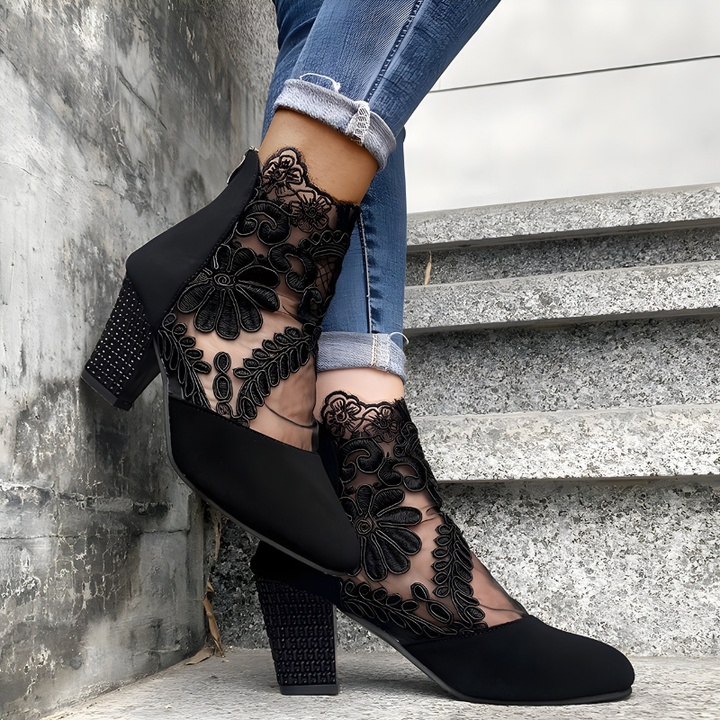 Norene™ | Sapatos de salto ortopédicos elegantes e respiráveis