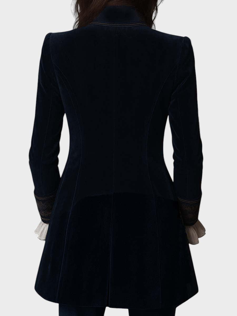 Nuria™ | Casaco de Muher de Veludo Elegante