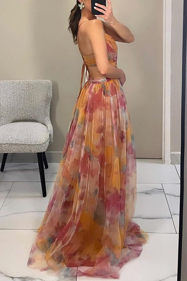 Carmen | Vestido Largo Floral Elegante