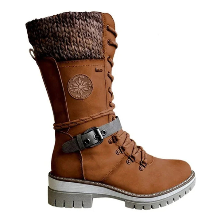 FrostLuxe™ - Botas impermeáveis de cano alto com cadarço
