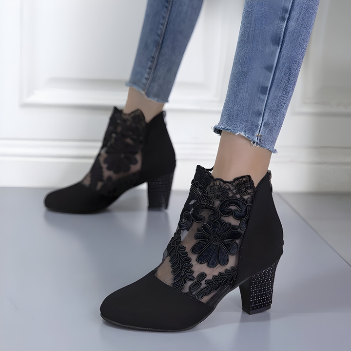 Norene™ | Sapatos de salto ortopédicos elegantes e respiráveis