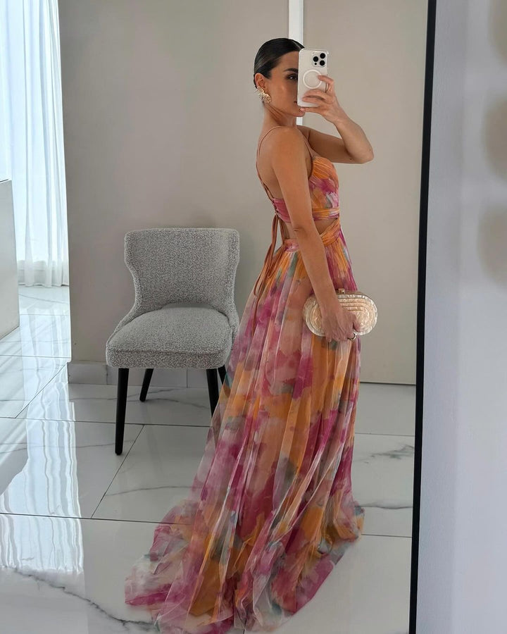 Carmen | Vestido Largo Floral Elegante
