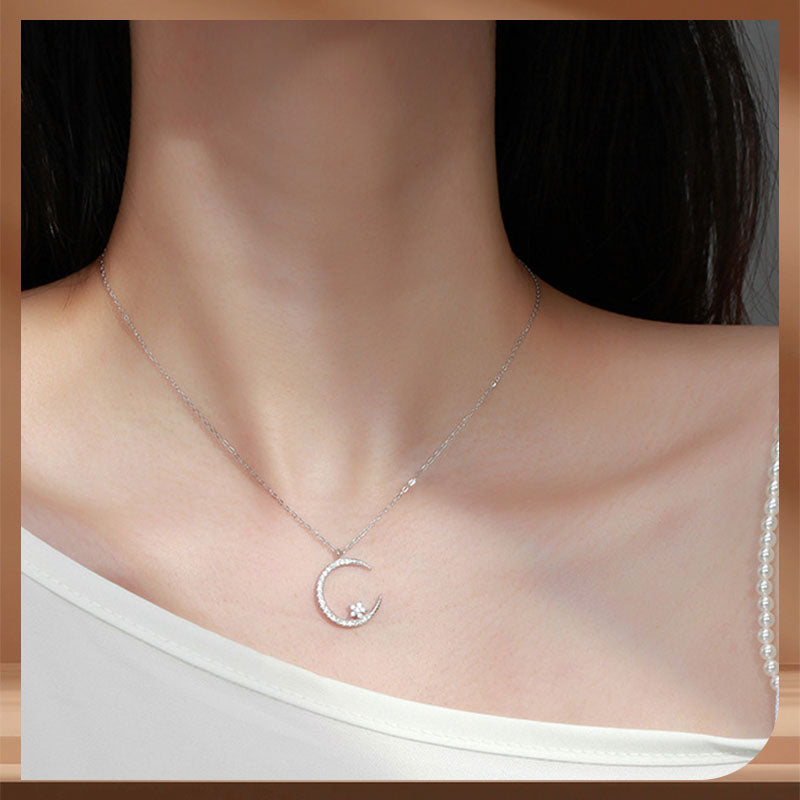 Celeste – Colar de Mulher Estrela e Lua