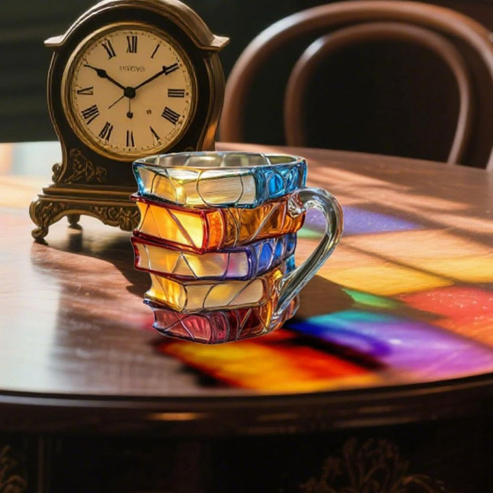 Leitura Feliz - Caneca artesanal 3D