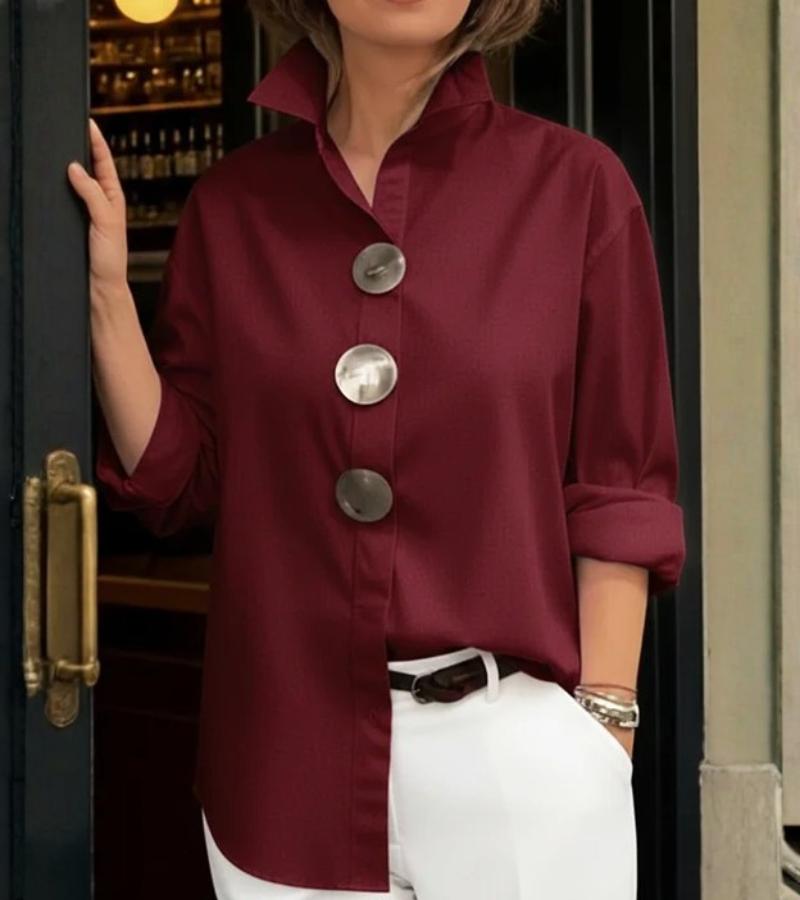 Grazia | Blusa de meia estação com acabamentos refinados para Mulher