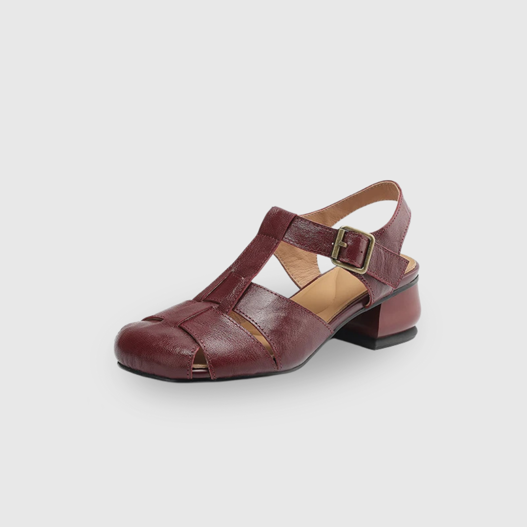 Coralia - Sapatos de Salto Chunky para Mulher
