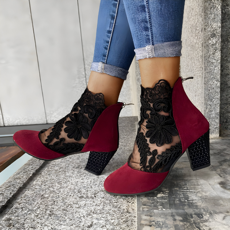 Norene™ | Sapatos de salto ortopédicos elegantes e respiráveis