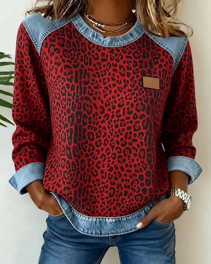 Leo - Camisola de Mulher com Estampa de Leopardo