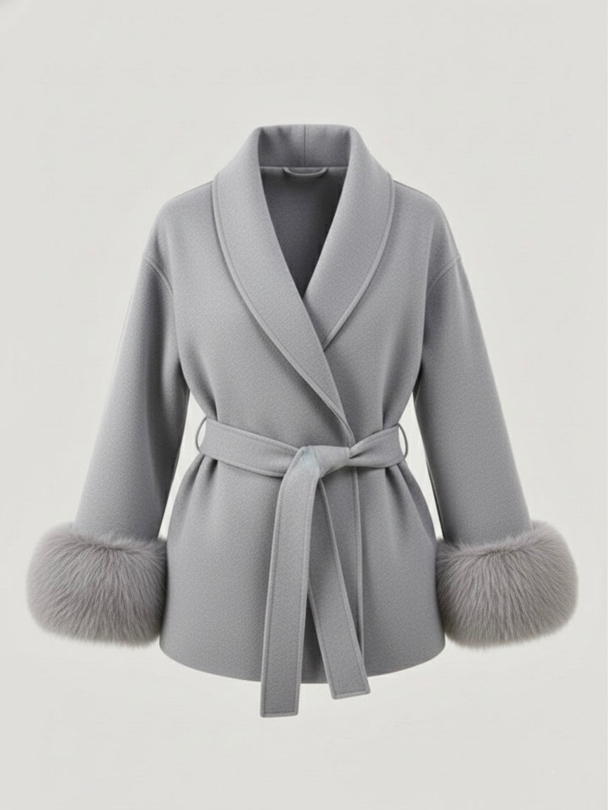 Arctic Grace | Casaco elegante em lã