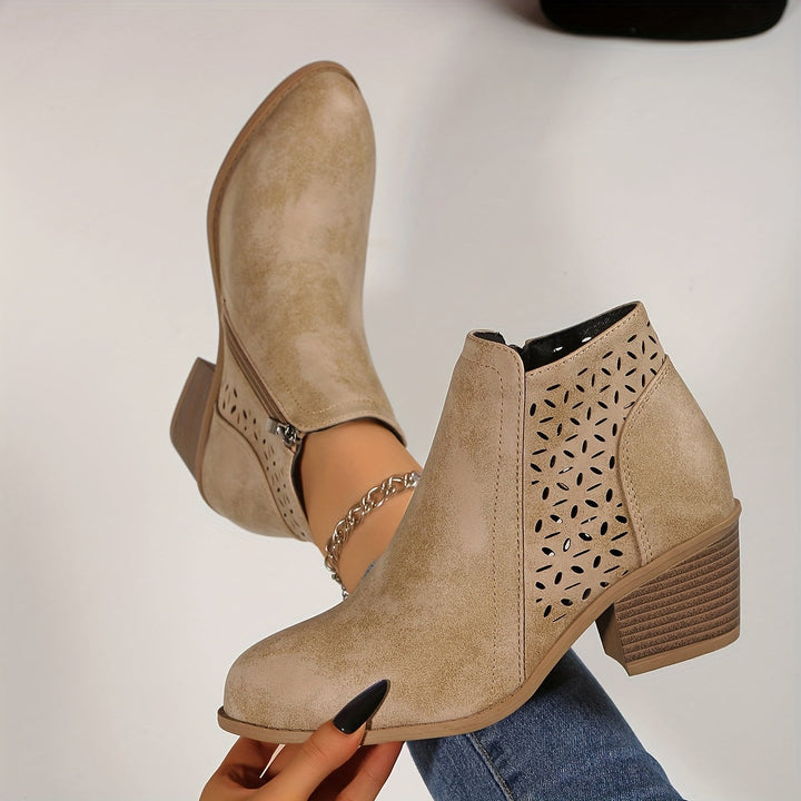 Léonie™ – Botas de cano curto respiráveis com conforto duradouro