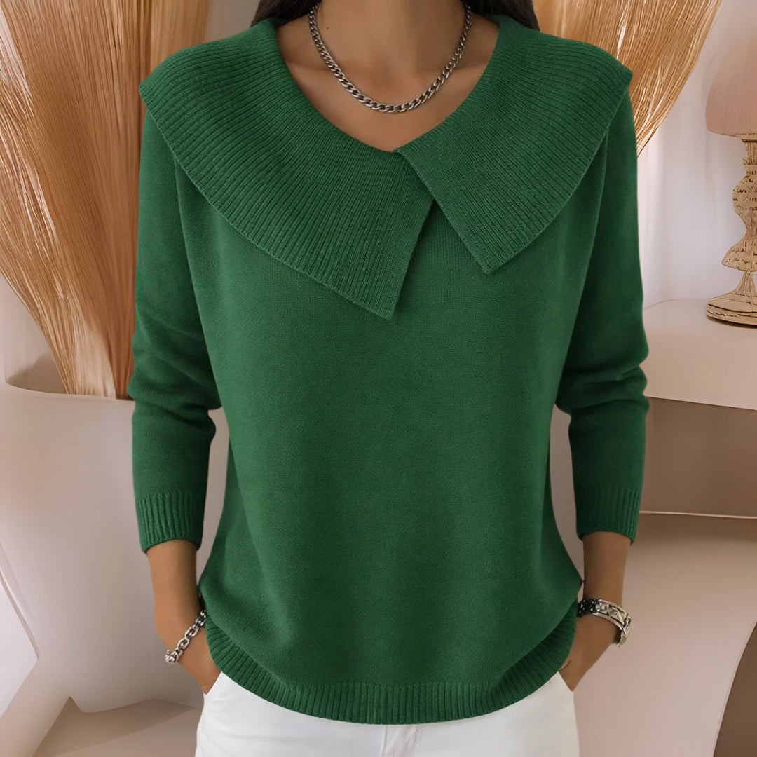 Jennifer™ | Camisola de Mulher de malha com gola suave