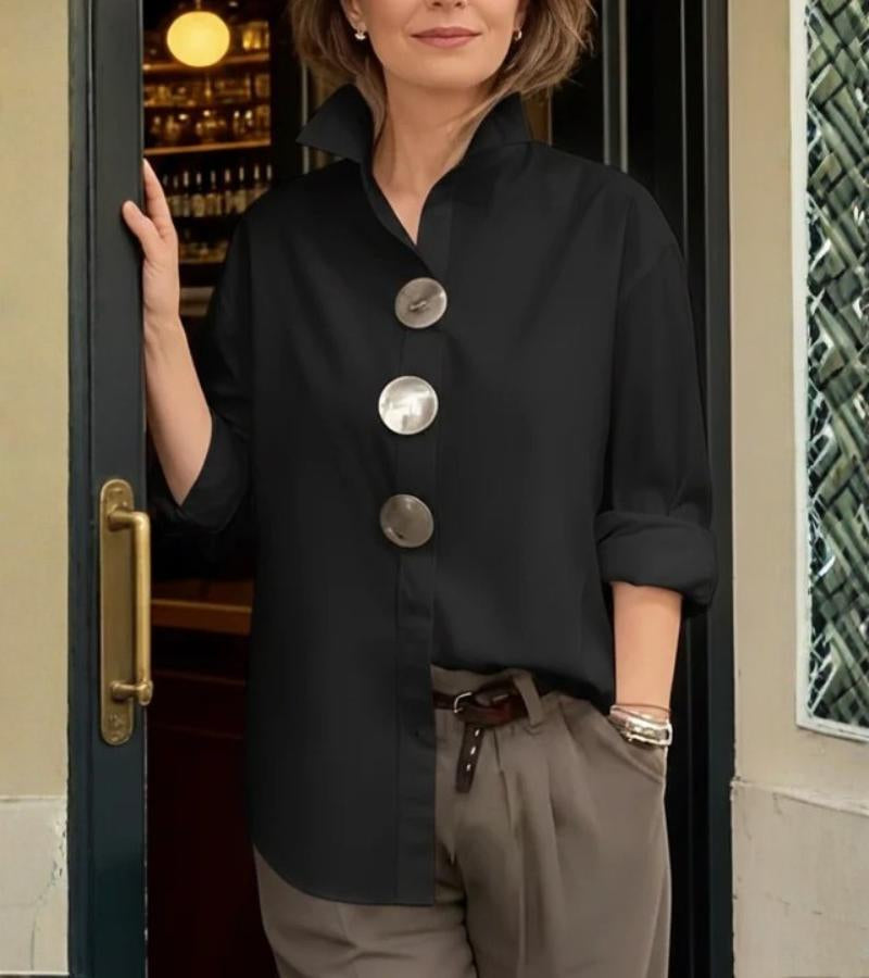 Grazia | Blusa de meia estação com acabamentos refinados para Mulher