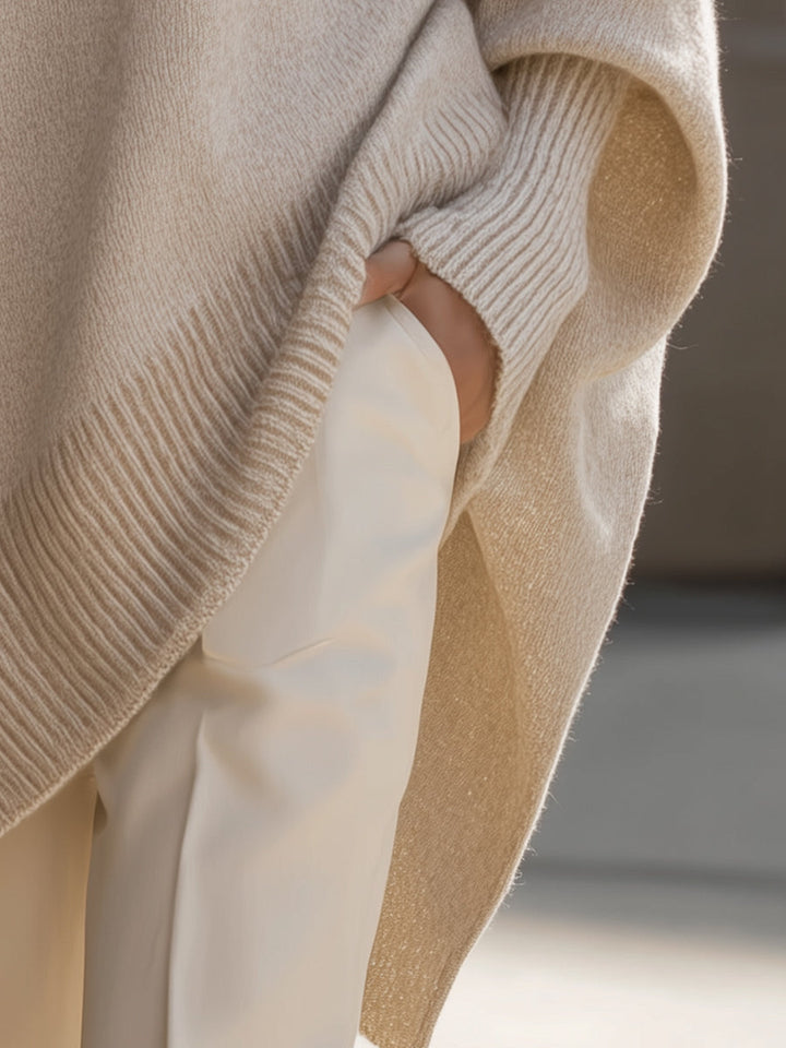 Anneta | Suéter poncho oversized