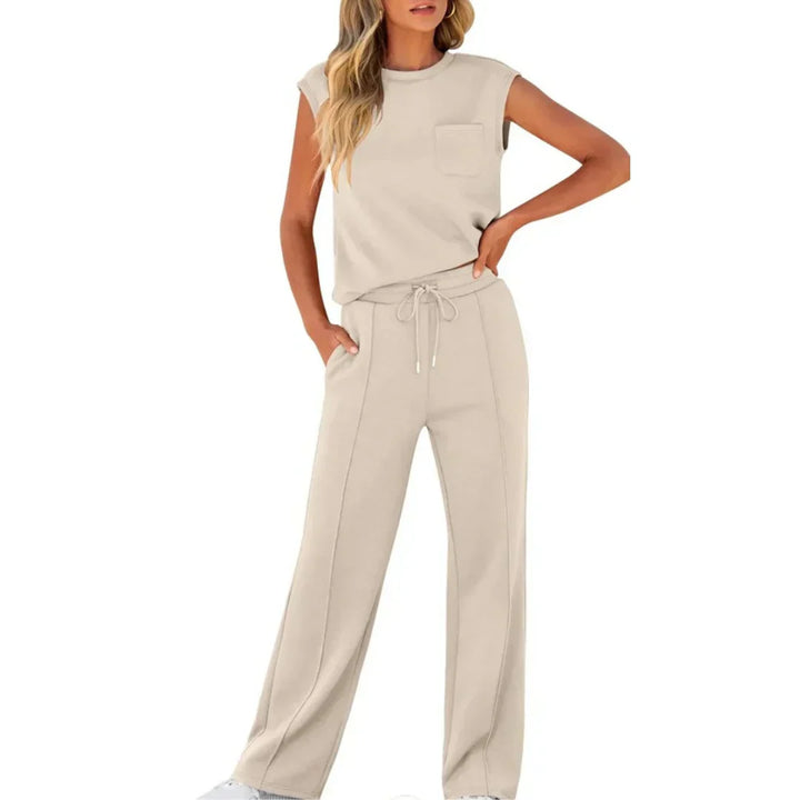 KAIYA™ – Conjunto Casual de Verão Suave para Mulher