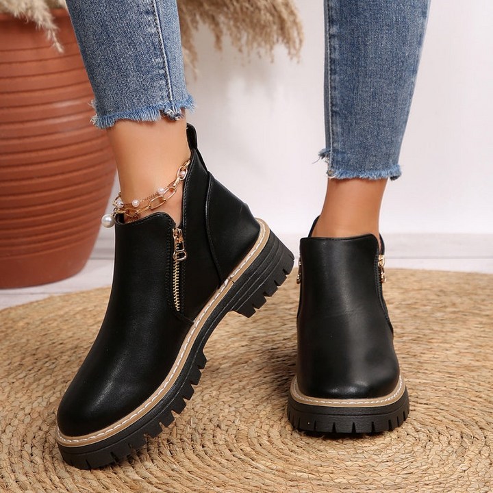 Katrina™ | Botas elegantes de tornozelo com ajuste confortável