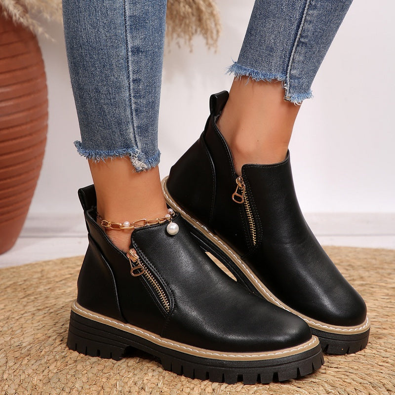 Katrina™ | Botas elegantes de tornozelo com ajuste confortável