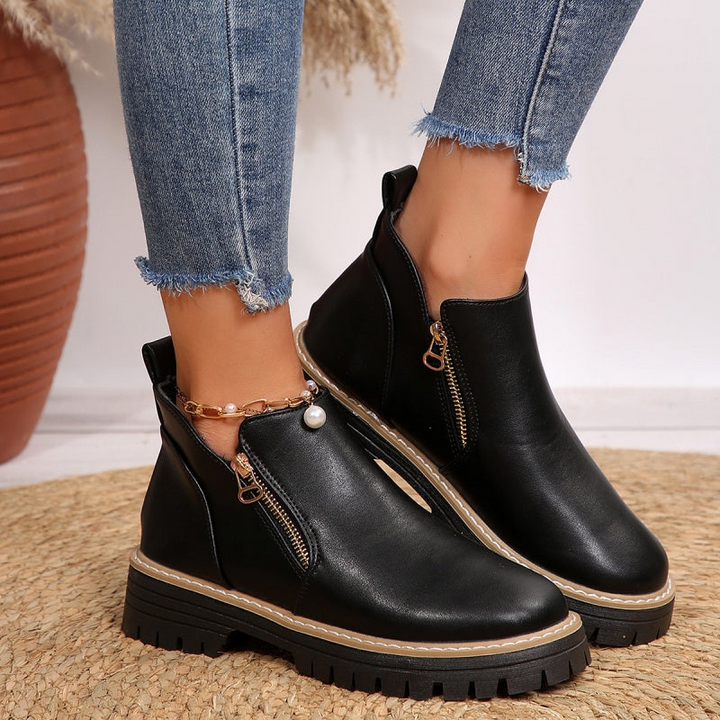 Katrina™ | Botas elegantes de tornozelo com ajuste confortável