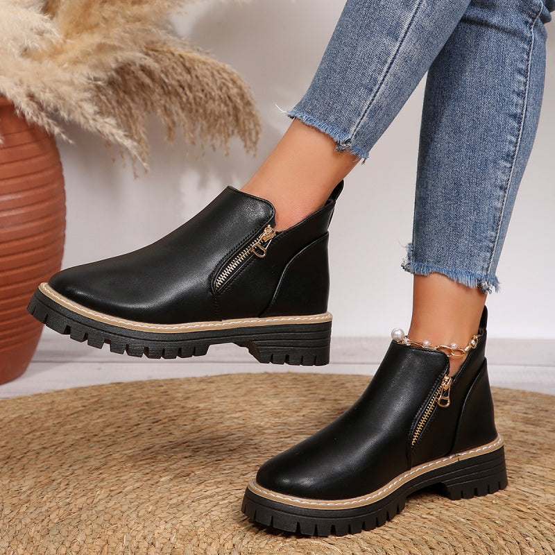 Katrina™ | Botas elegantes de tornozelo com ajuste confortável