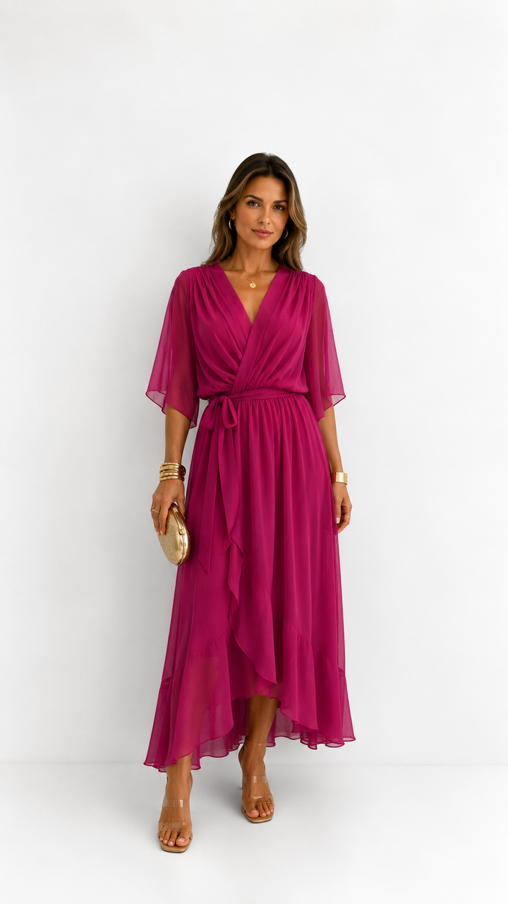Sofía | Vestido Maxi Fluido de Verano