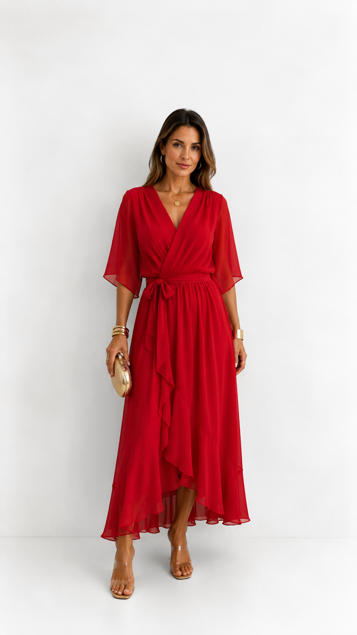 Sofía | Vestido Maxi Fluido de Verano