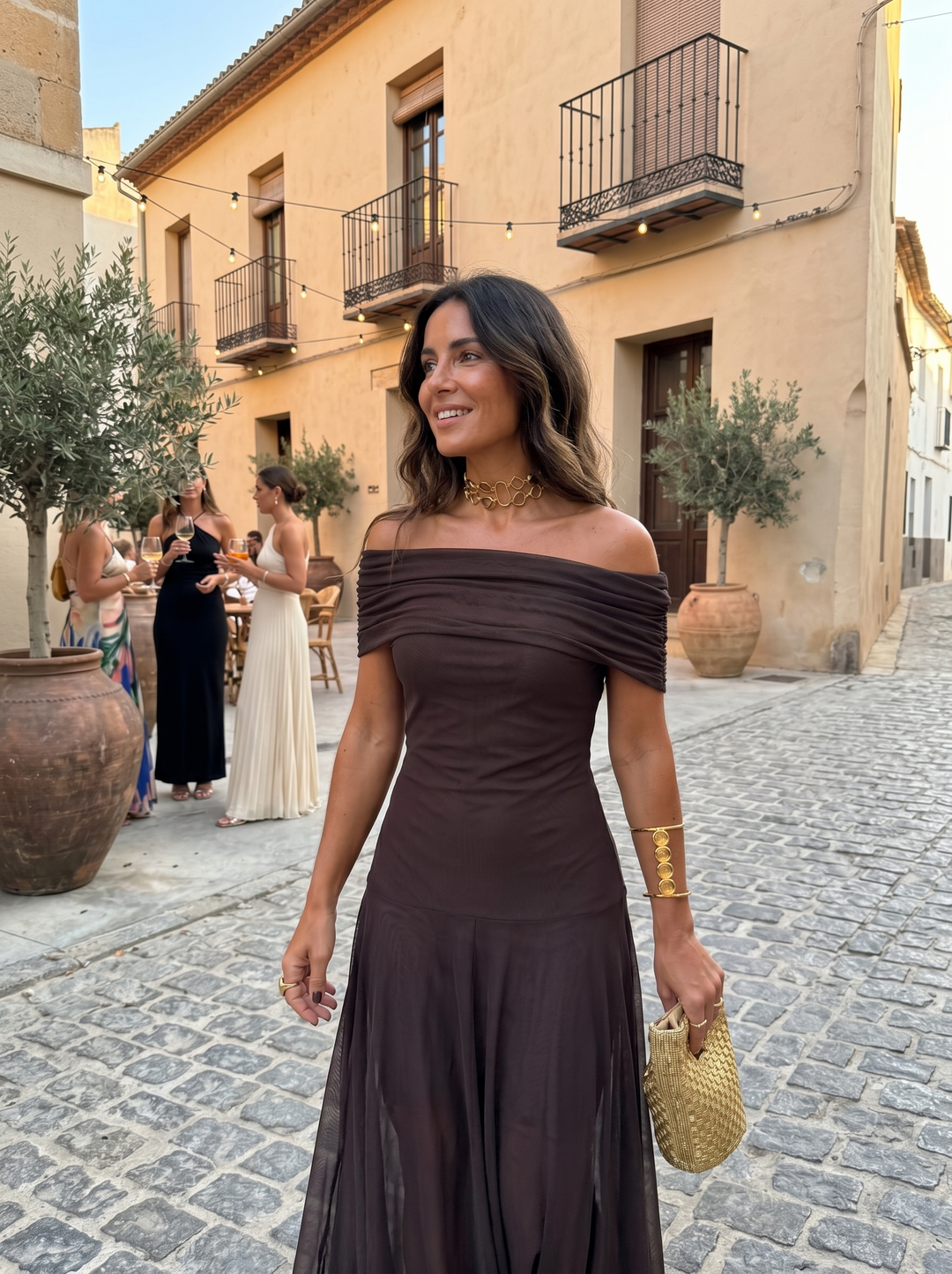 Carla | Vestido maxi elegante e simples para Mulher