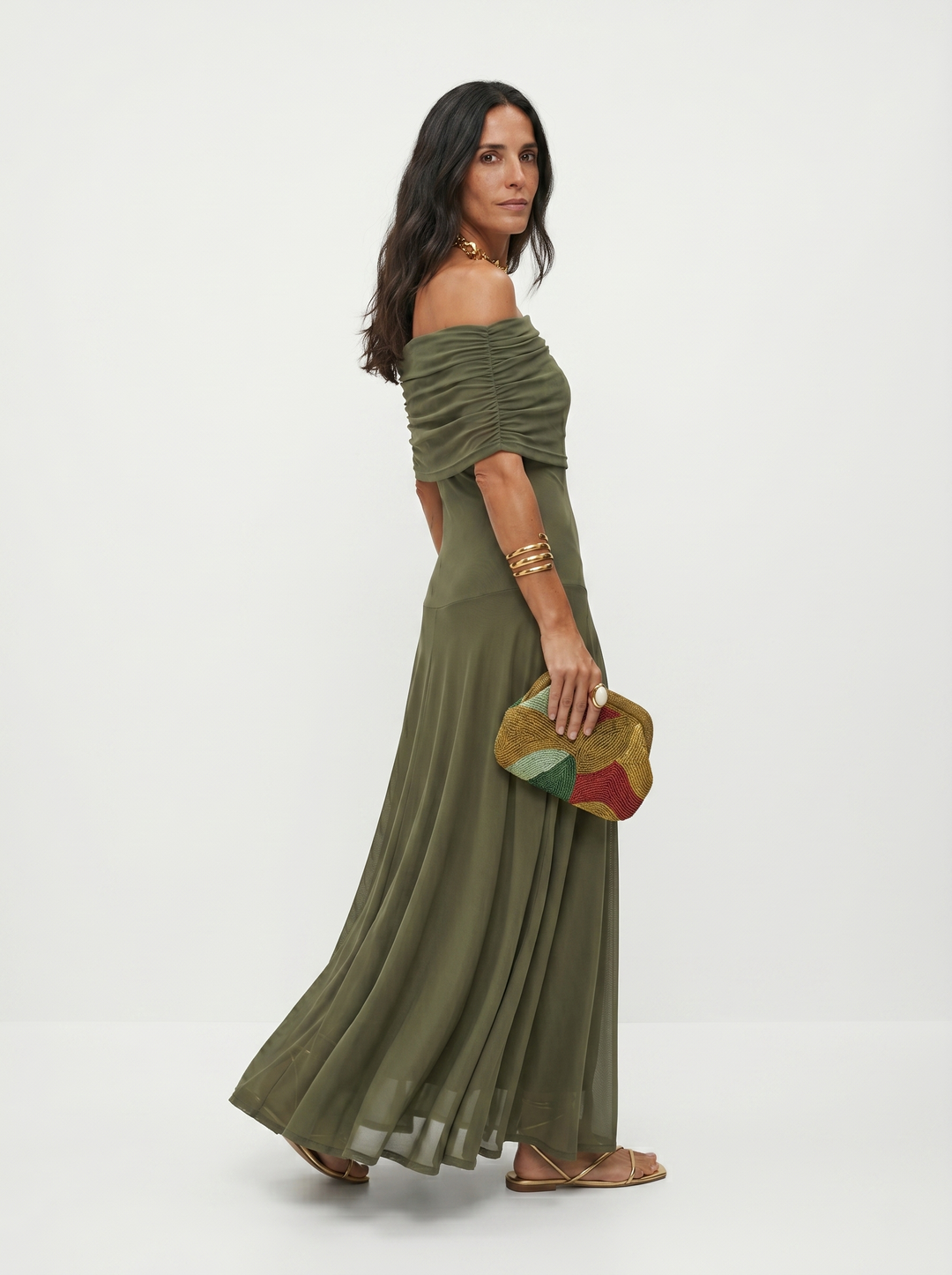 Carla | Vestido maxi elegante e simples para Mulher