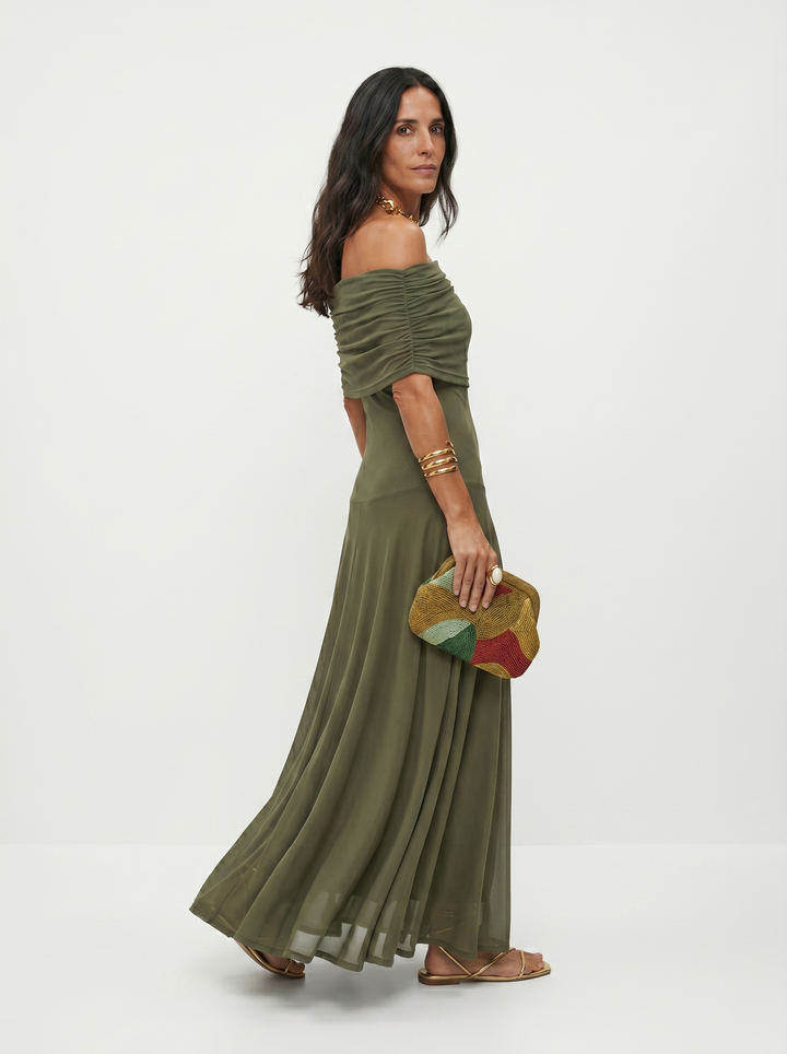 Carla | Vestido maxi elegante e simples para Mulher