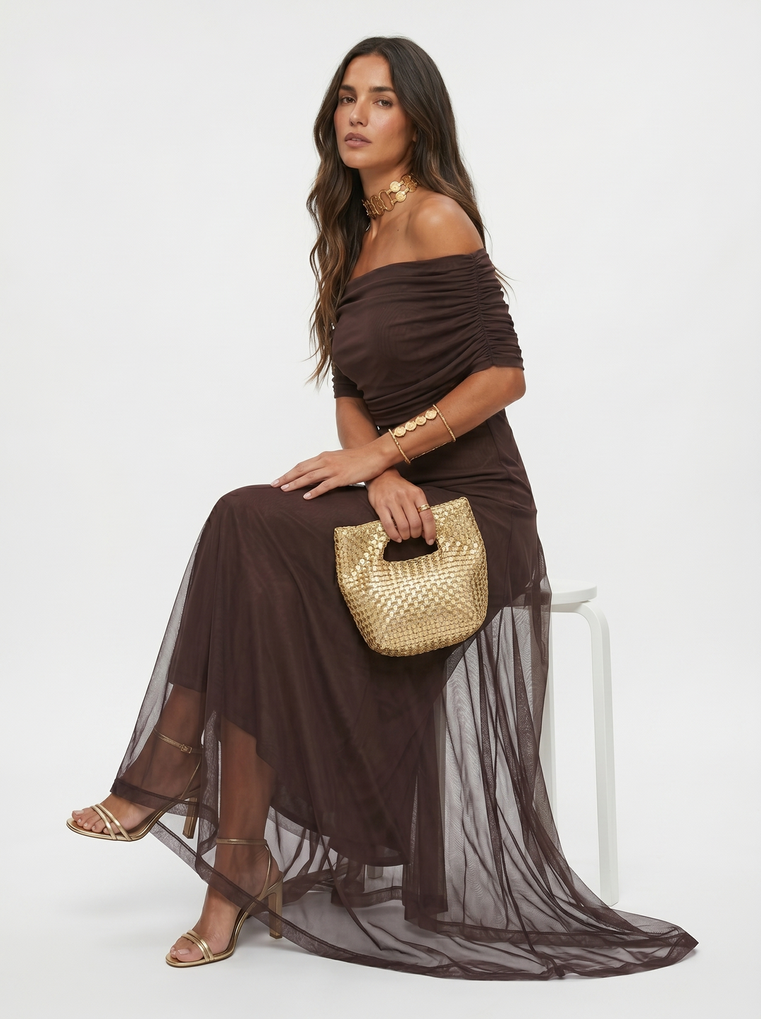 Carla | Vestido maxi elegante e simples para Mulher