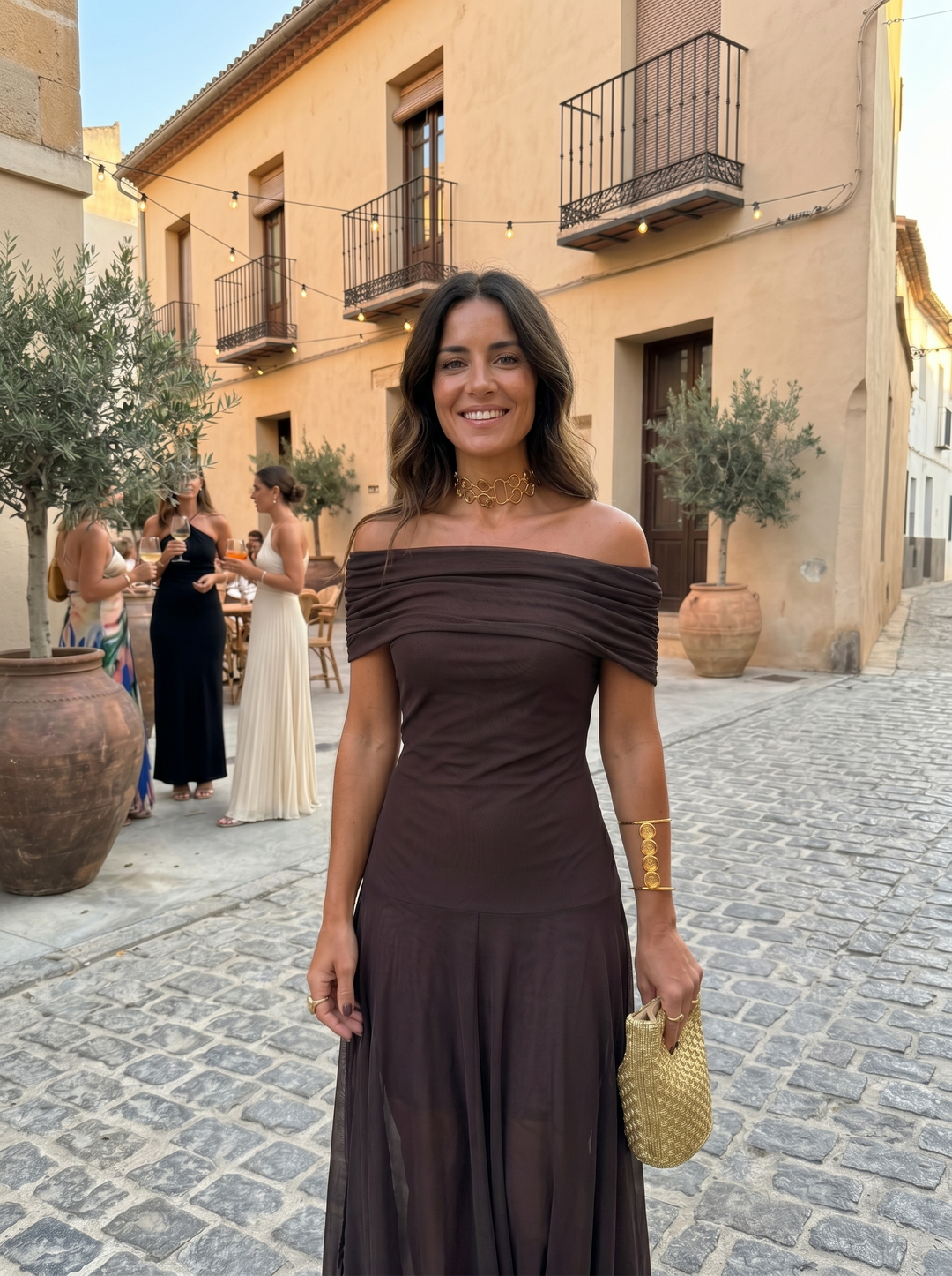 Carla | Vestido maxi elegante e simples para Mulher