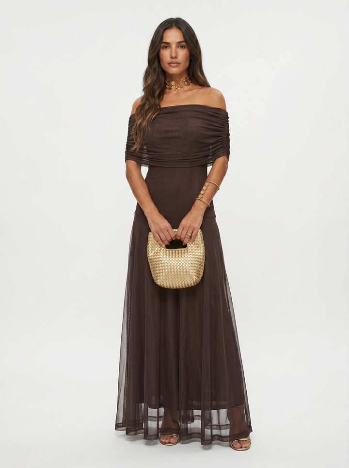 Carla | Vestido maxi elegante e simples para Mulher