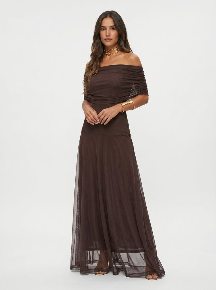 Carla | Vestido maxi elegante e simples para Mulher
