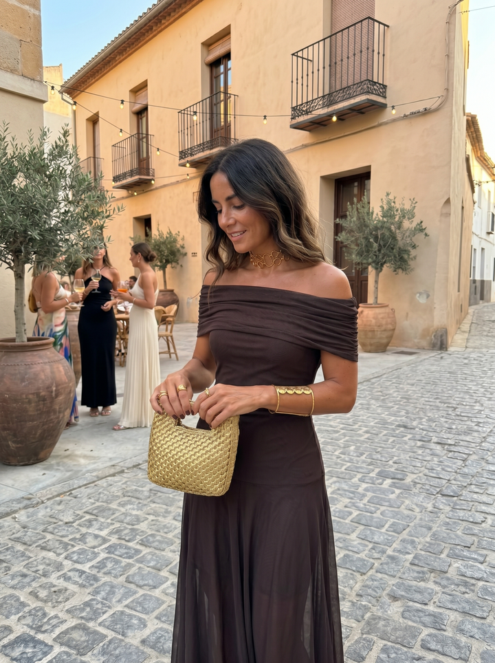 Carla | Vestido maxi elegante e simples para Mulher