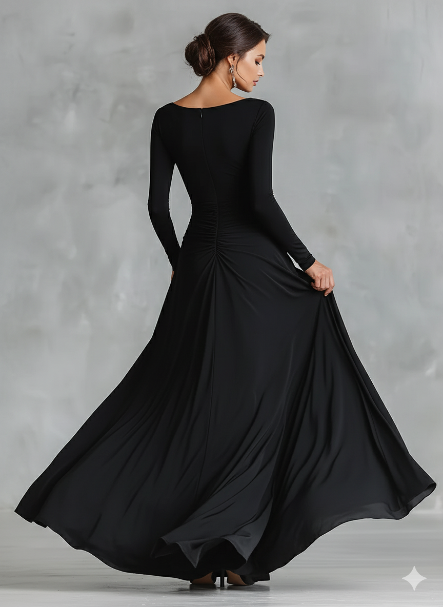 Norfy - Roupa elegante com pregas fluidas