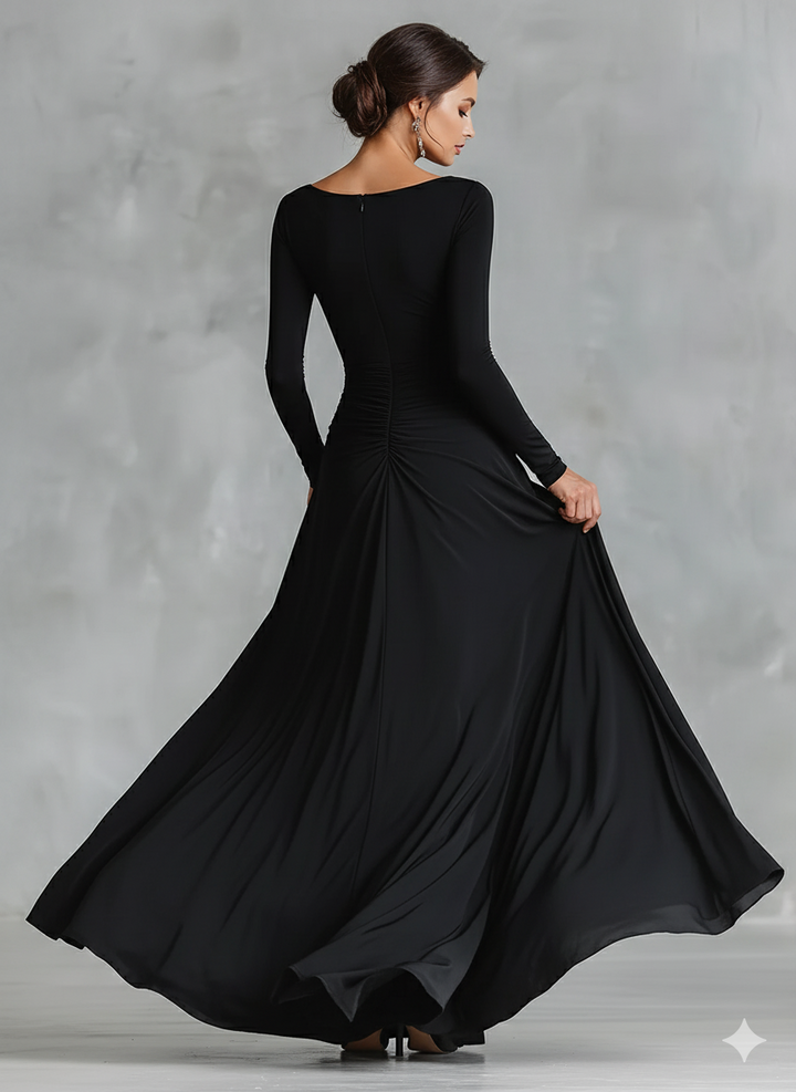 Norfy - Roupa elegante com pregas fluidas
