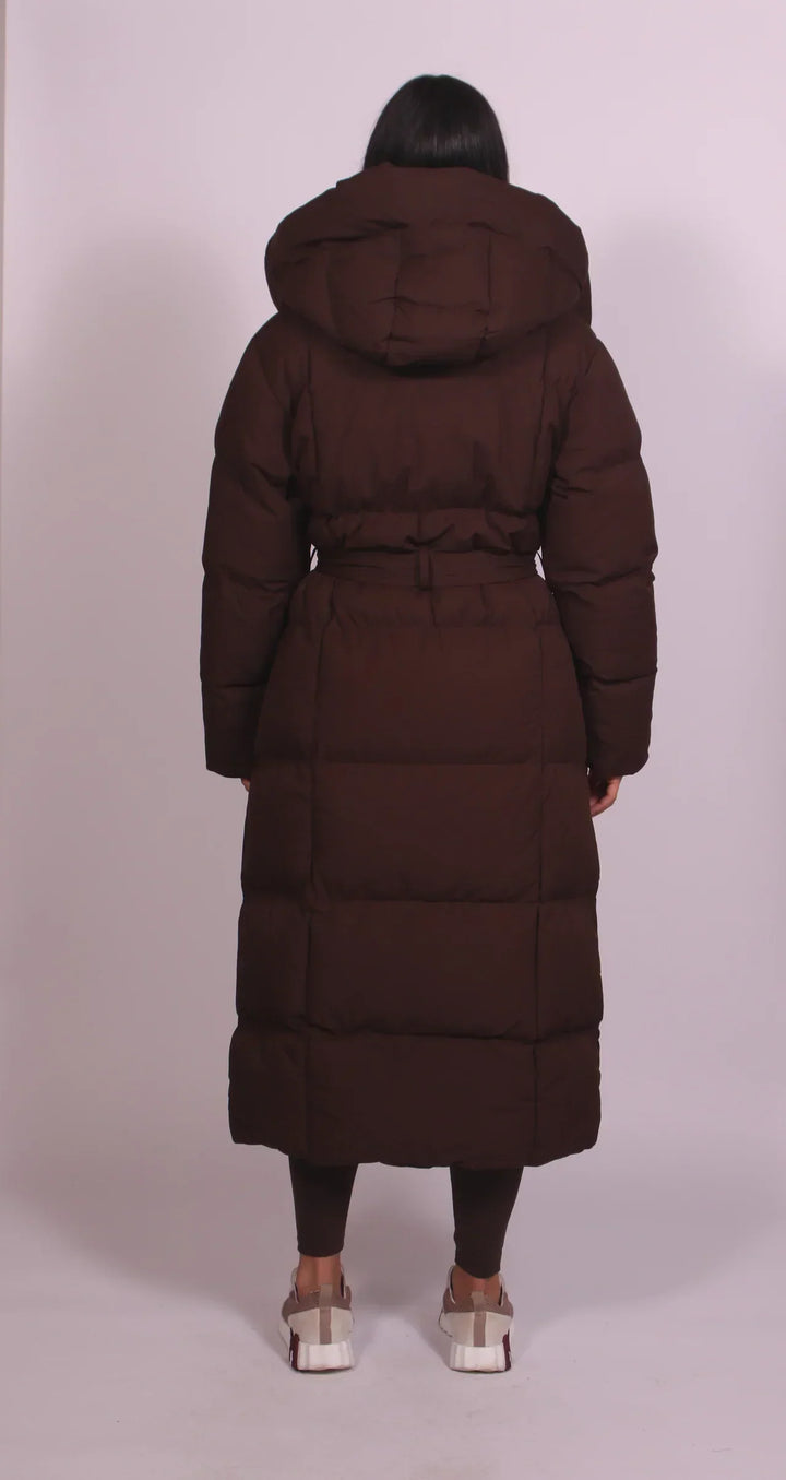Diede – Casaco Puffer Longo de Luxo | Quente, Protegido & Estiloso para o Inverno