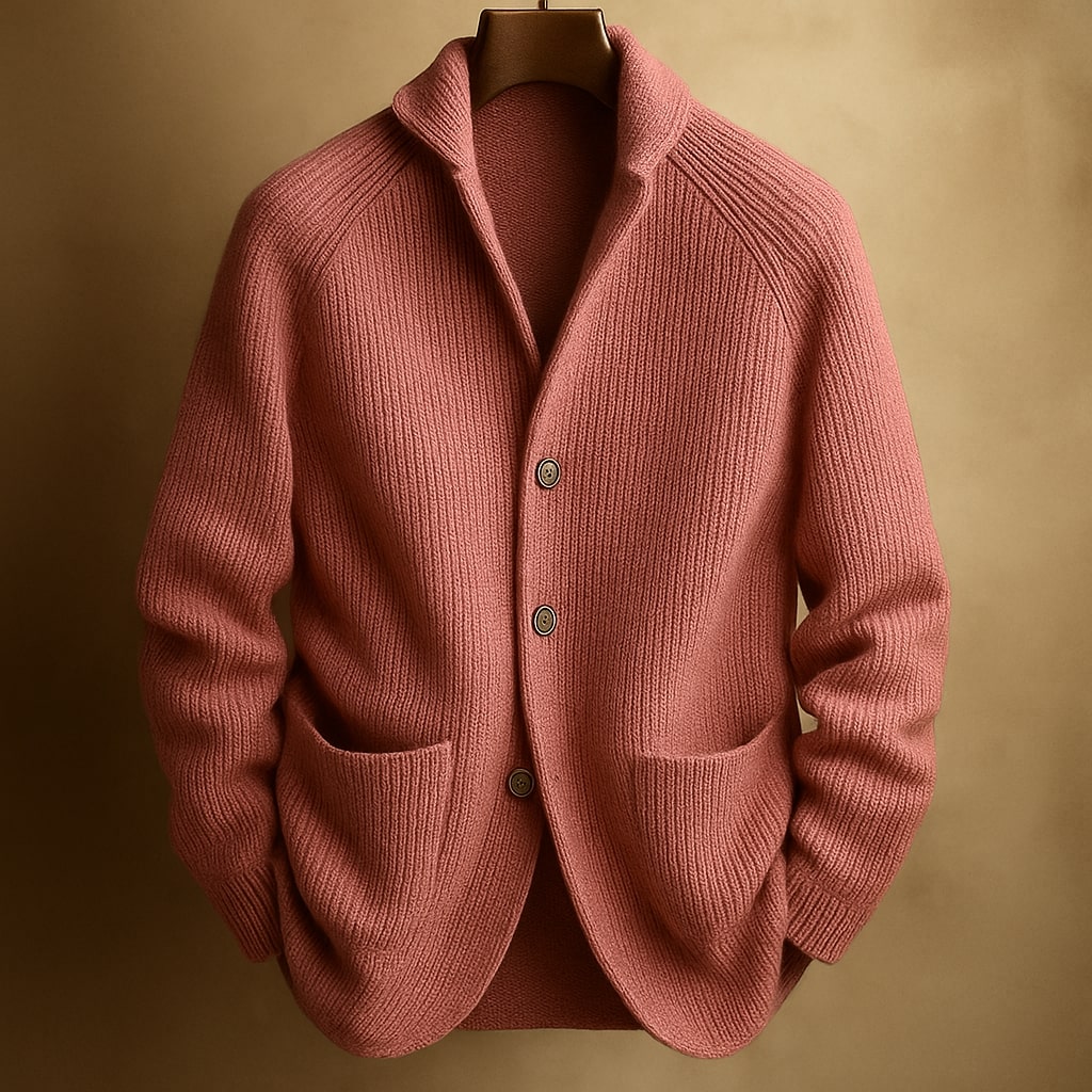 Roro | CARDIGAN DE HOMEM EM LANA CÔNICA PARA HOMEM