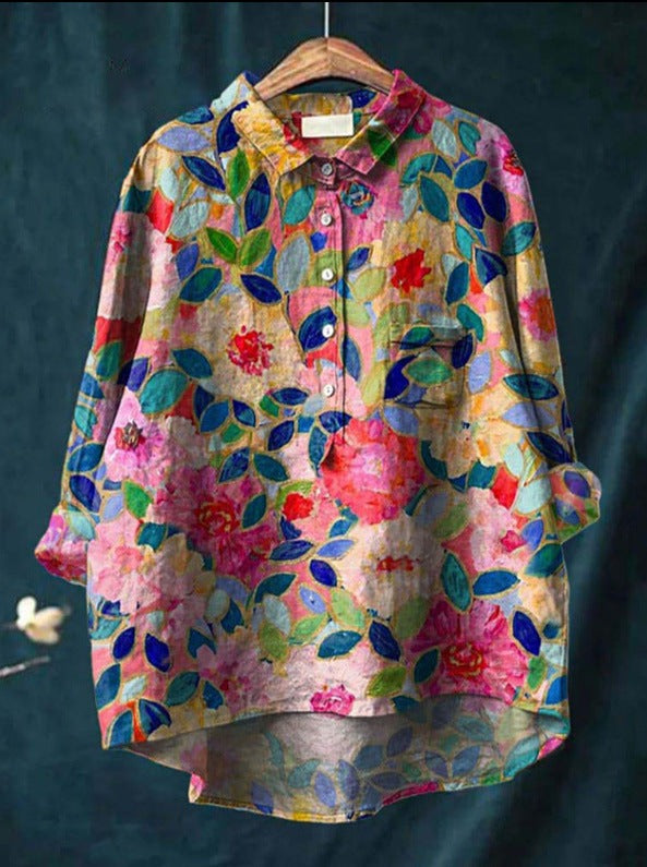 Nelly | Blusas florais clássicas para Mulher